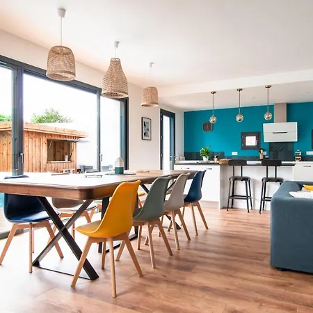 Frenchyhomes☆villadeluxe☆plage☆piscine וילה